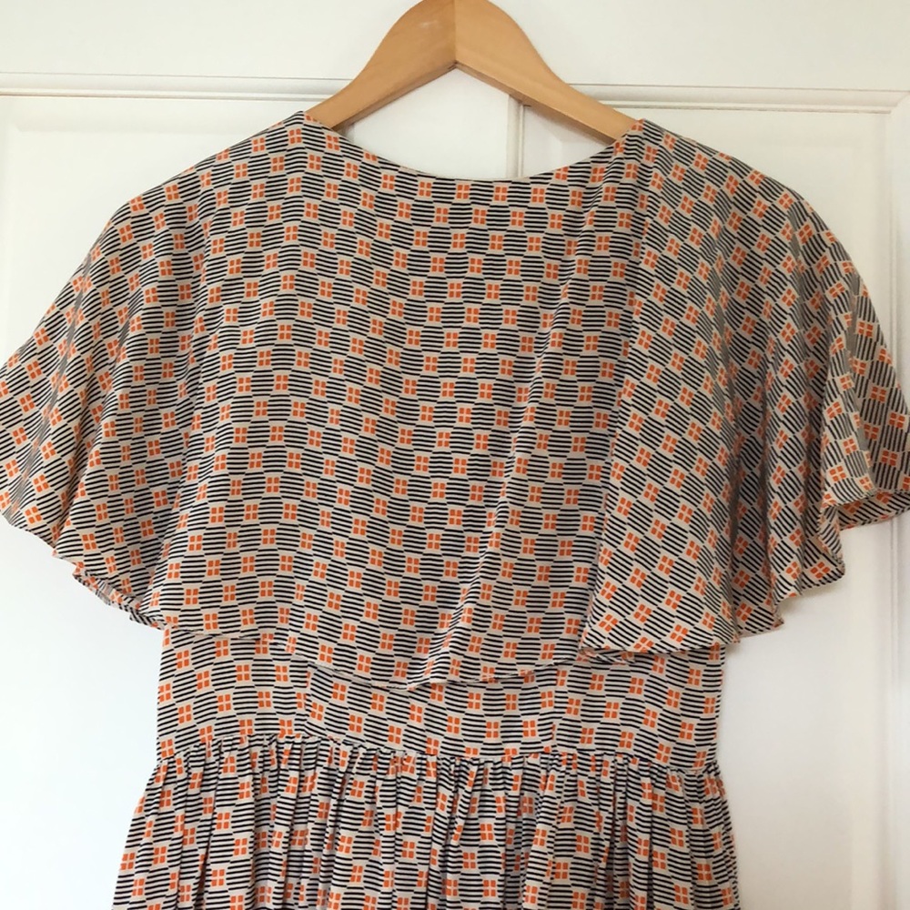 Alexander Berardi Silk Dress with retro print